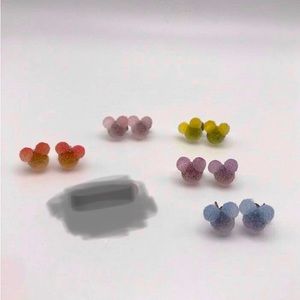 Mickey Mouse Earring Set- Includes 5 Pairs of Earrings